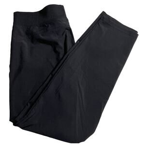 Utopia by Hue Black Drawstring Athleisure Lounge Pants - Measurements Included